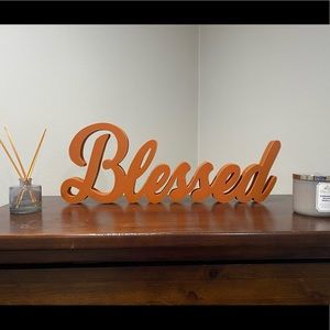 COPY - COPY - “BLESSED” sign